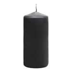 Černá dekorativní svíčka 6x13 cm
