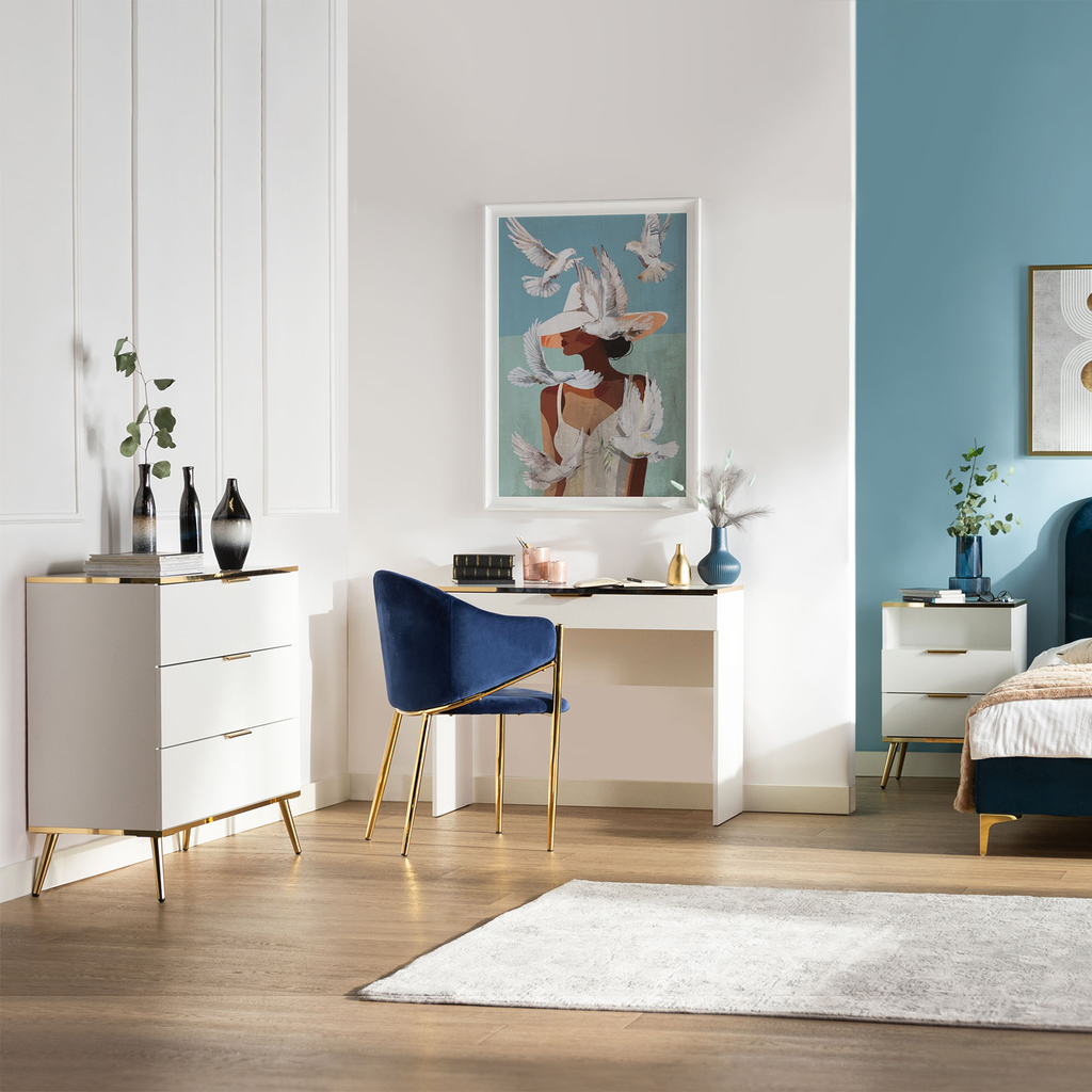Komoda glamour se zásuvkami VITERBO