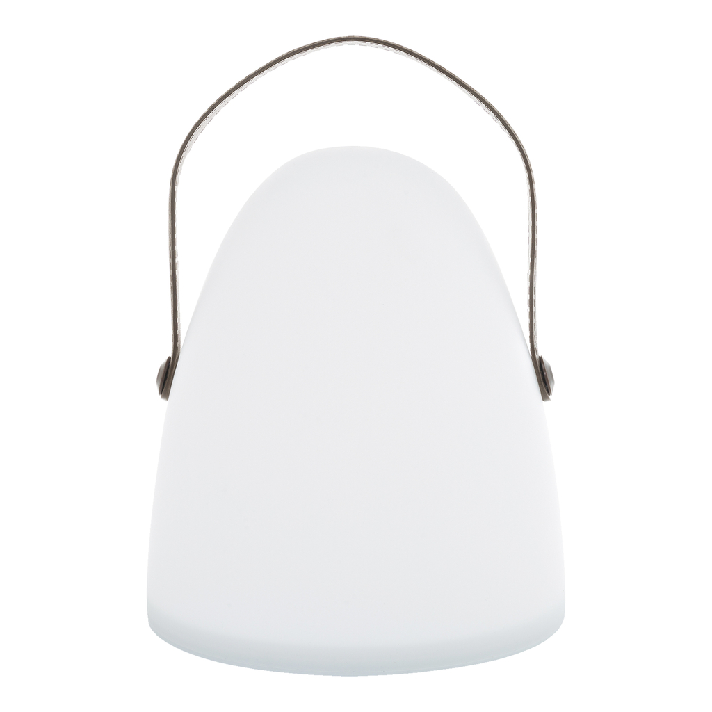 Dekorativní stolní lampa LED bílo-hnědá LUKA 30 cm
