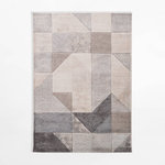 Béžovo-šedý geometrický koberec KERY 160x230 cm