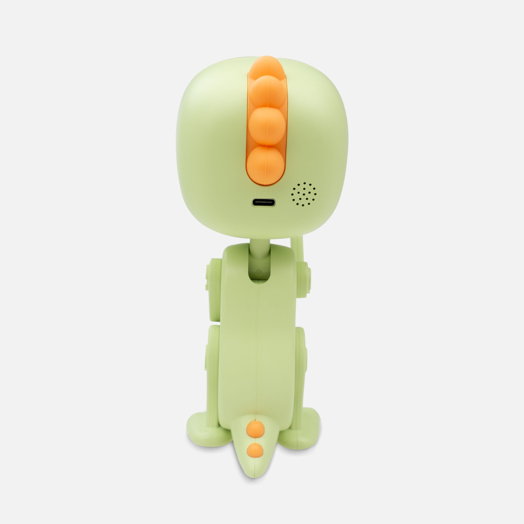 Budík s displejem LED MARY'S zelený ROBO DINO