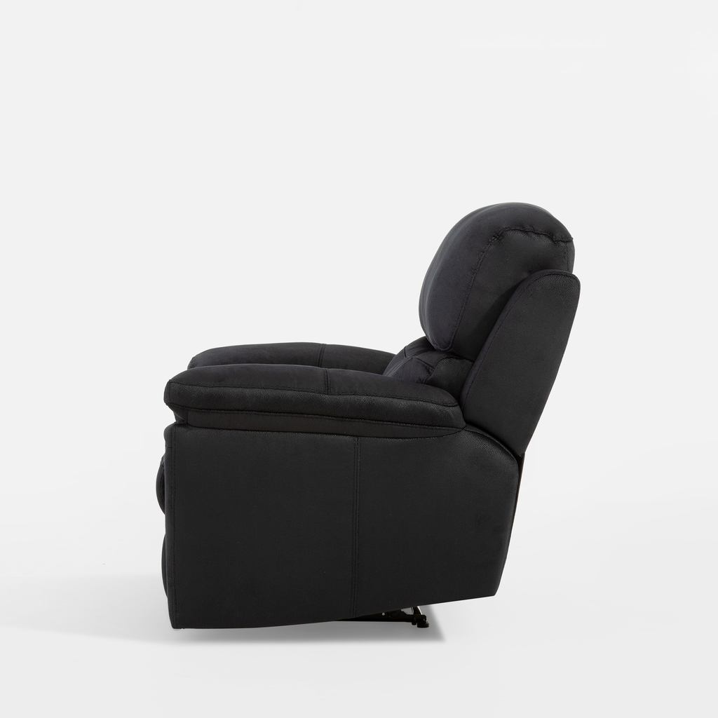 Černé relaxační křeslo DAKO