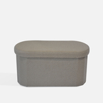 Taupe skládací taburet 76x38x38 cm