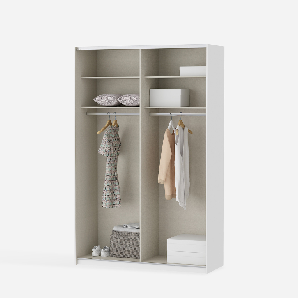 Zrcadlová skříň s posuvnými dveřmi FITIO mat 150 cm