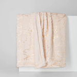 Béžová deka MARMO 150x200 cm