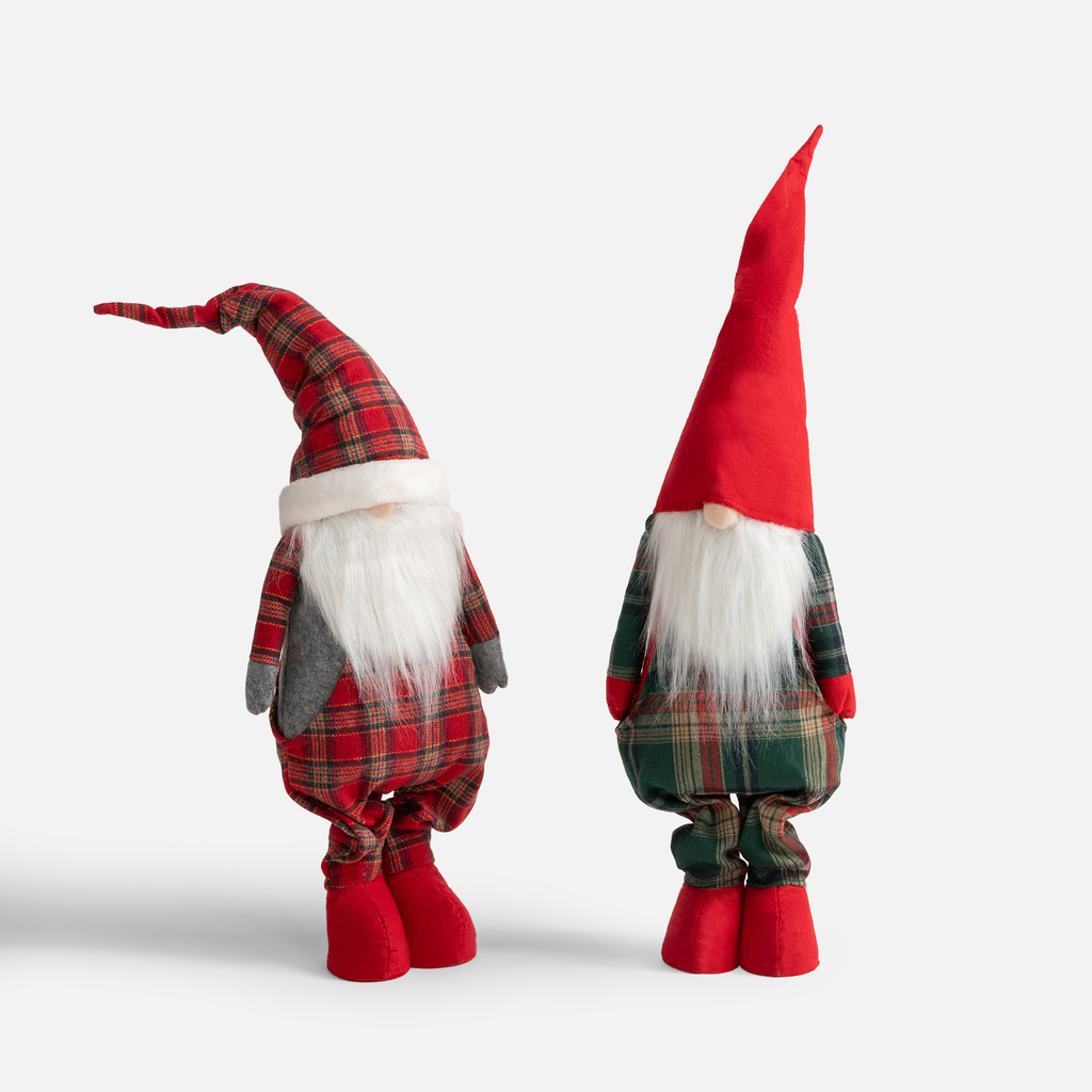 Dekorace skřítek červený 80 cm