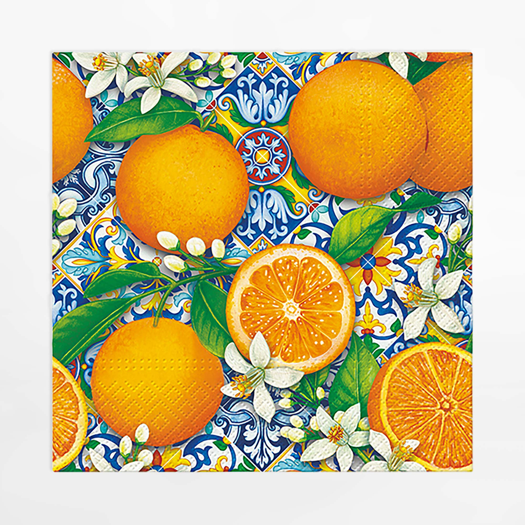 Papírové ubrousky ORANGE BOOM, 20 ks