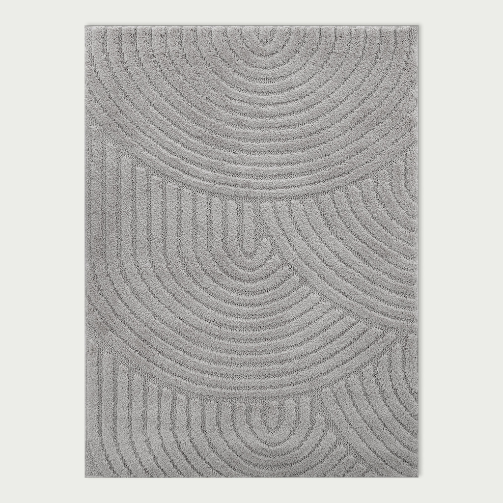 Šedý koberec LA CASA 3D 120x170 cm