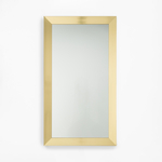Zrcadlo ve zlatém rámu MILANO 74x134 cm