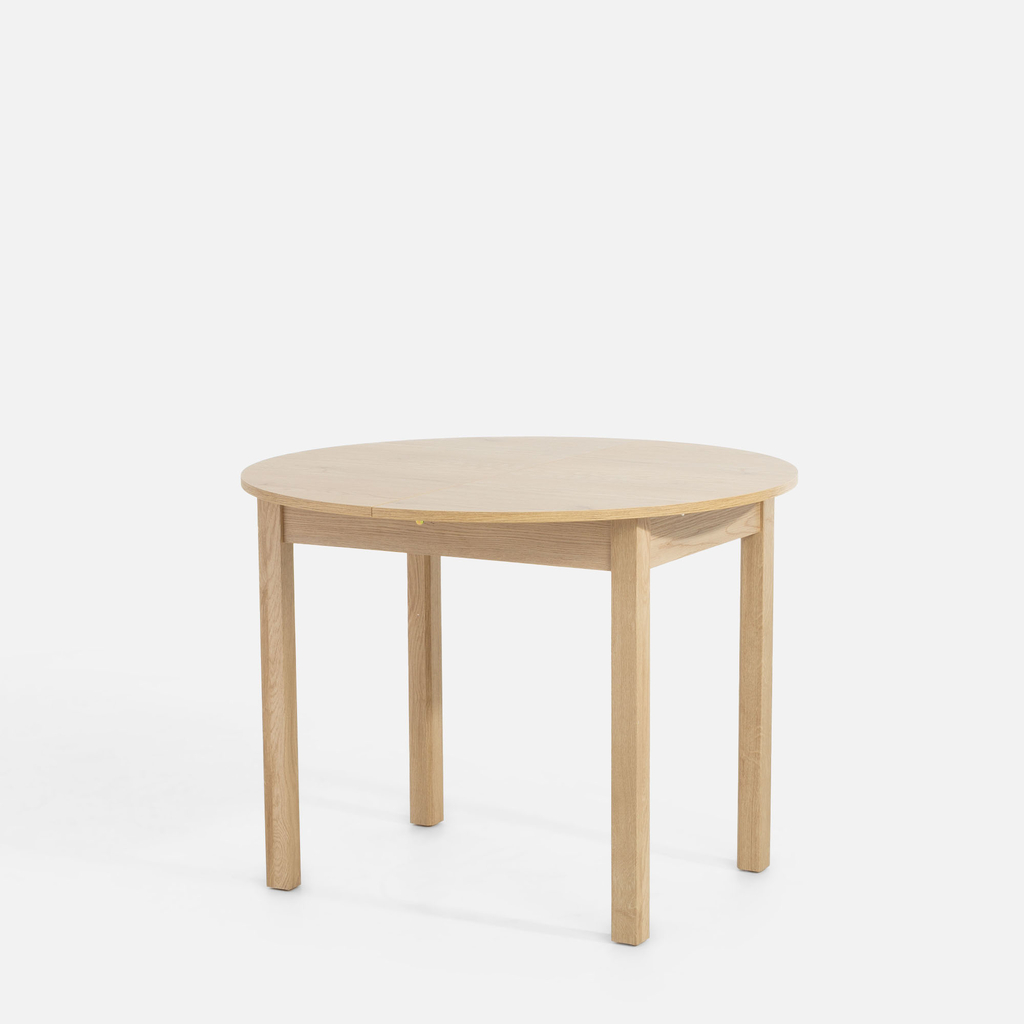 Stół okrągły UNO rozkładany 100-140 cm dąb cremona