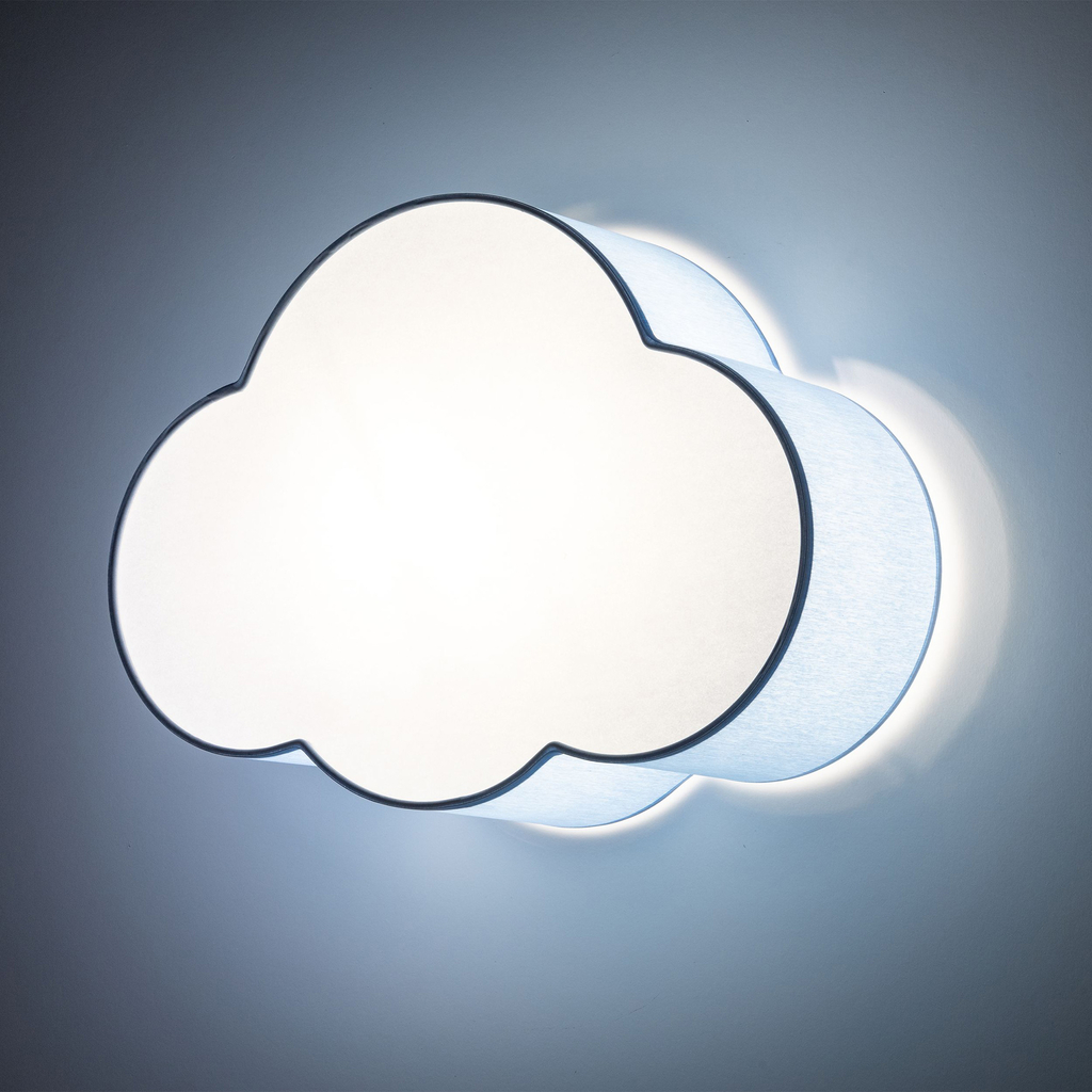 Pastelově modré stropní svítidlo CLOUD MINI 2