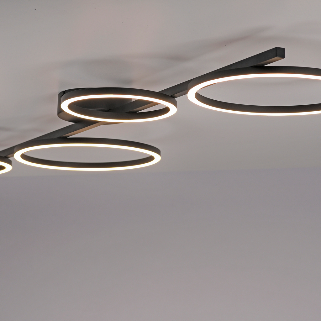 Stropní LED svítidlo MINI RITUS černé