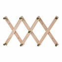 Dřevěný věšák do předsíně 12,5x31,5 cm MIX