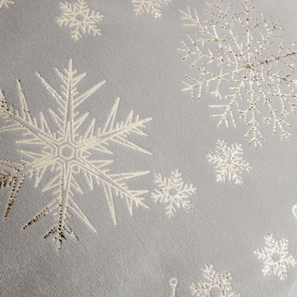 Dekorační polštář s hvězdičkami CELEBRI šedý 45x45 cm