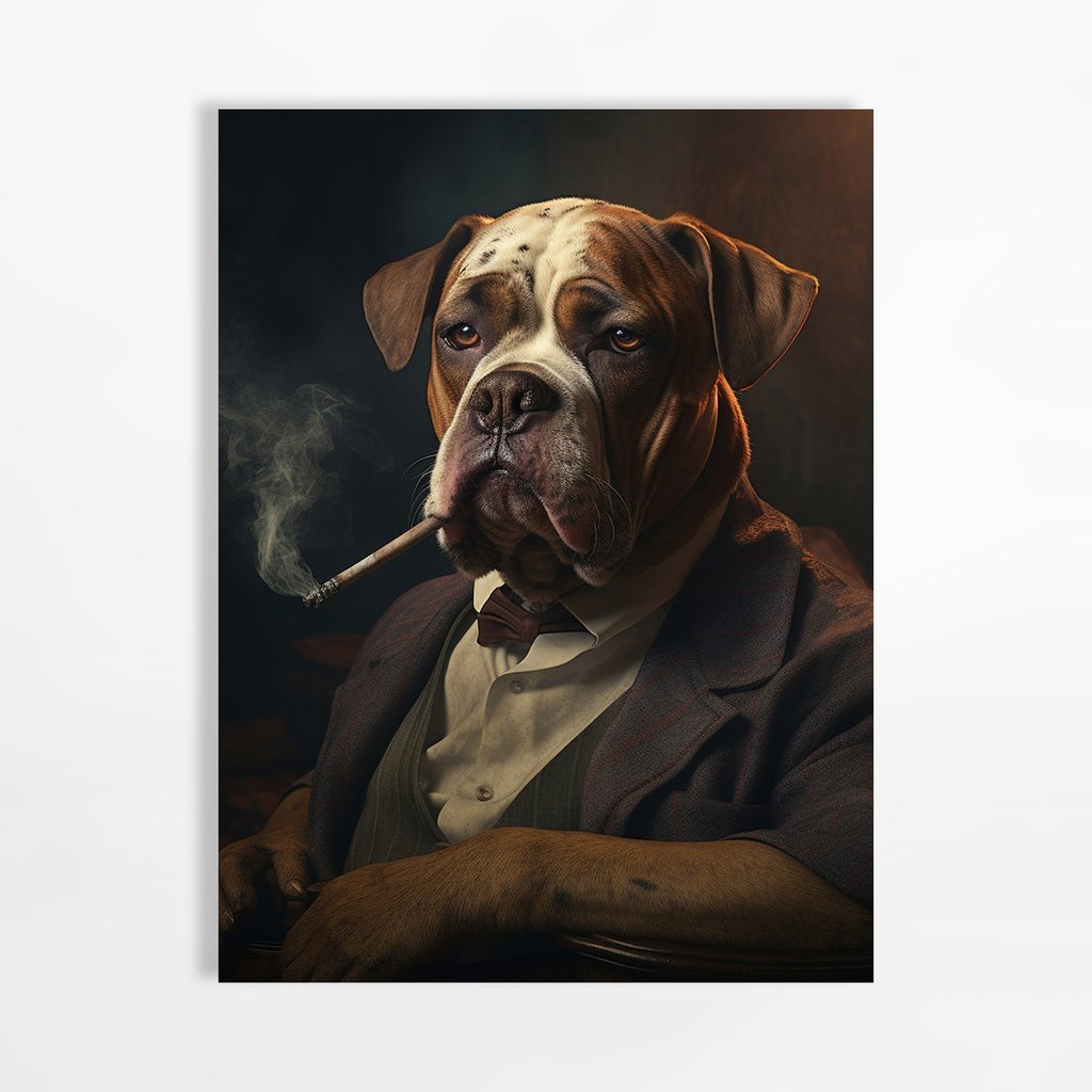 Obraz na plátně BUSINESSDOG II 30x40 cm