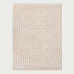 Krémový koberec LA CASA 3D 160x230 cm