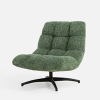 Zelené otočné křeslo DERIXI