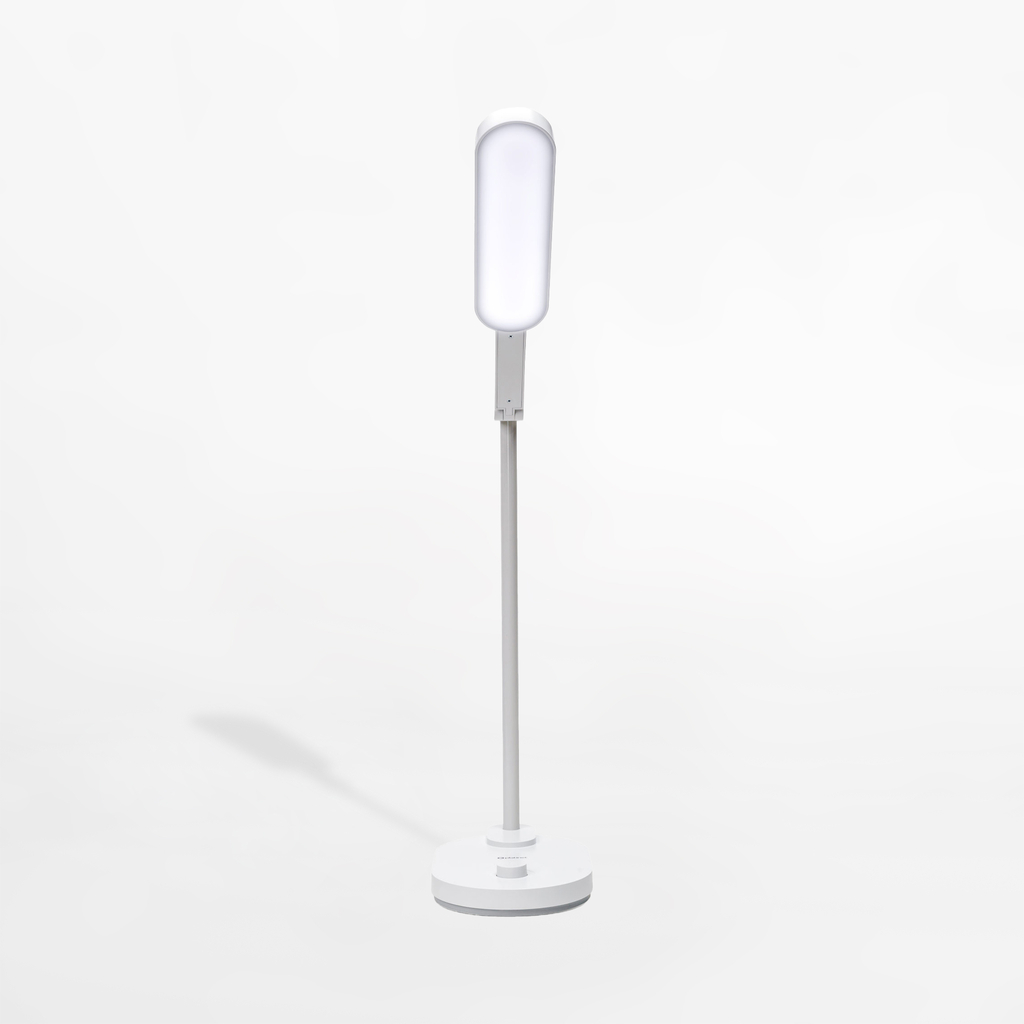 Bílá LED stolní lampa LUNA