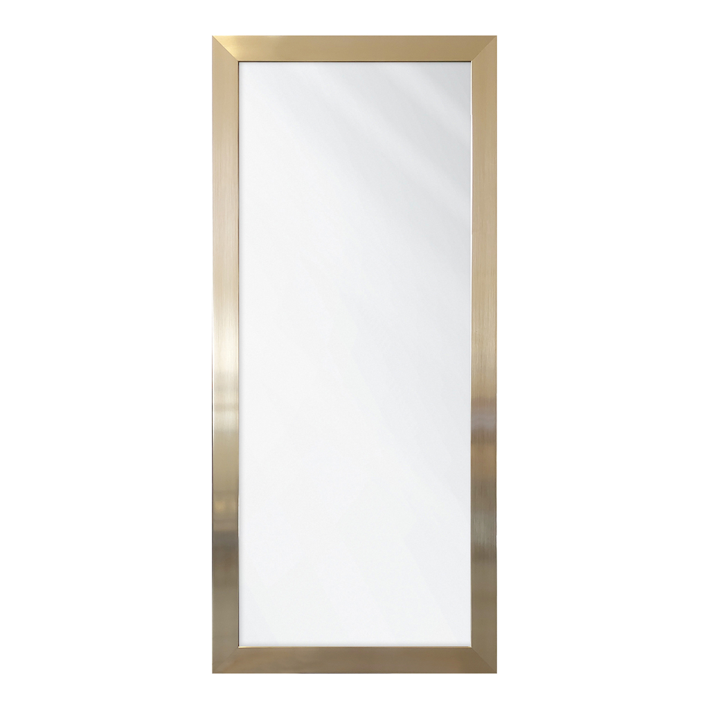 Zrcadlo ve zlatém rámu SLIM 47,5x107,5 cm