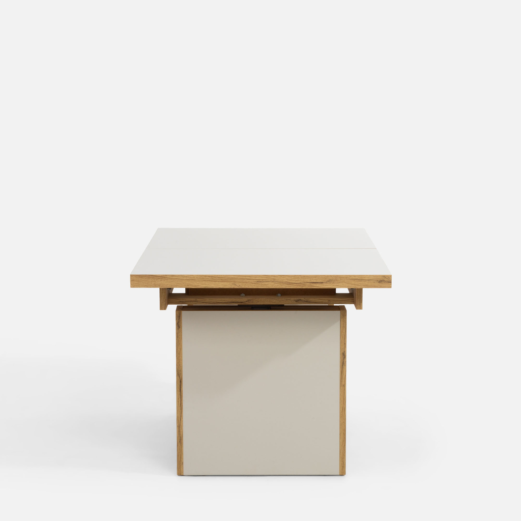 Rozkládací konferenční stolek OPAL II DUO COLOUR kašmír/dub wotan