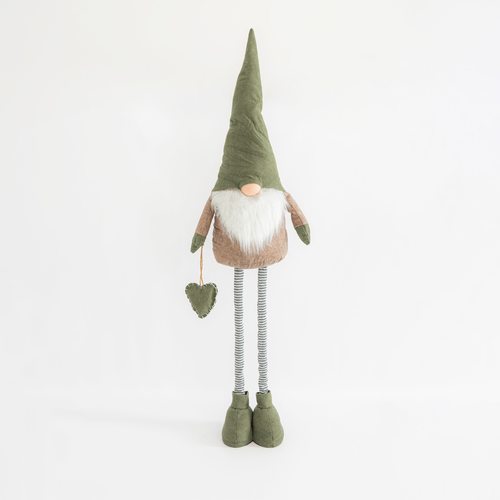 Dekorativní figurka SKŘÍTEK, zeleno-béžová, 80-130 cm