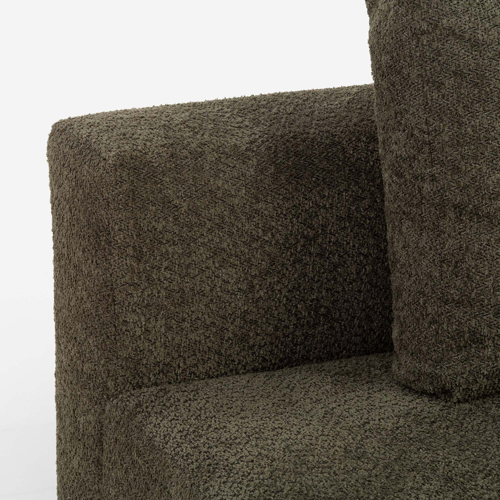 Třímístná rozkládací pohovka MOSS zelená