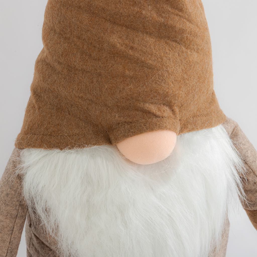 Dekorativní figurka SKŘÍTEK, béžovo-hnědá, 80-130 cm