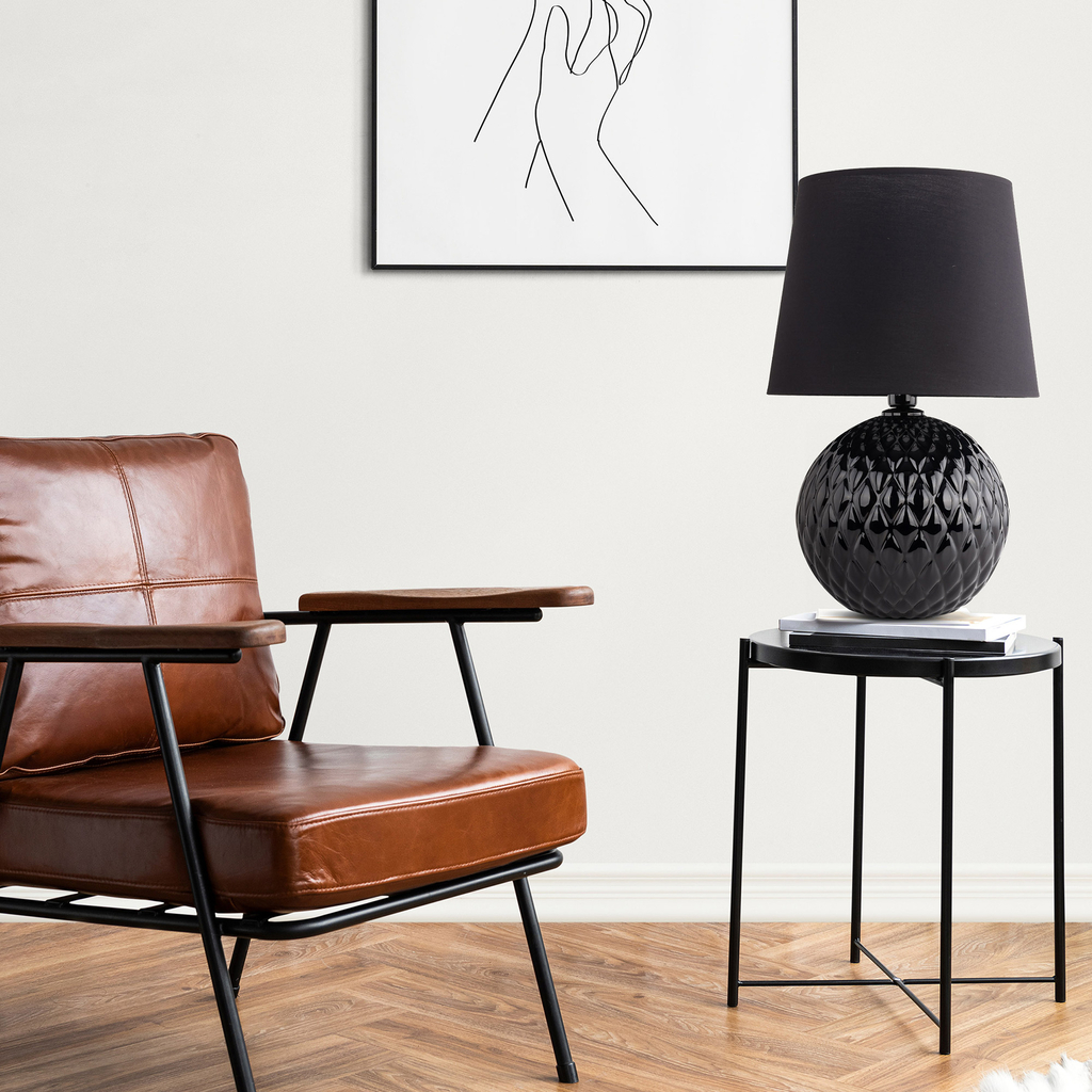 Stolní lampa SANTANA černá