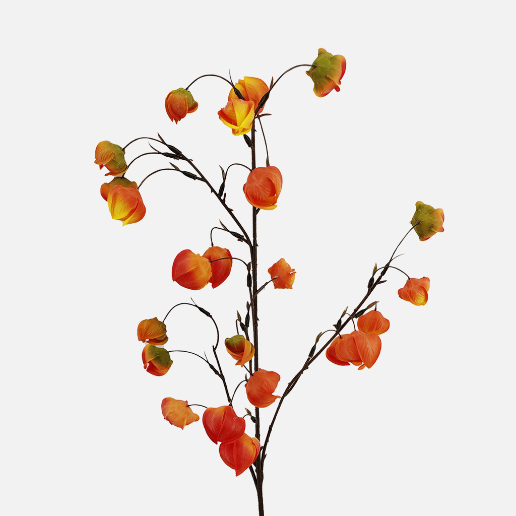 Umělá oranžová květina 75 cm