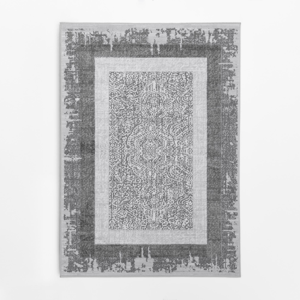 Šedý koberec s ornamentem MIRACLE 120x170 cm
