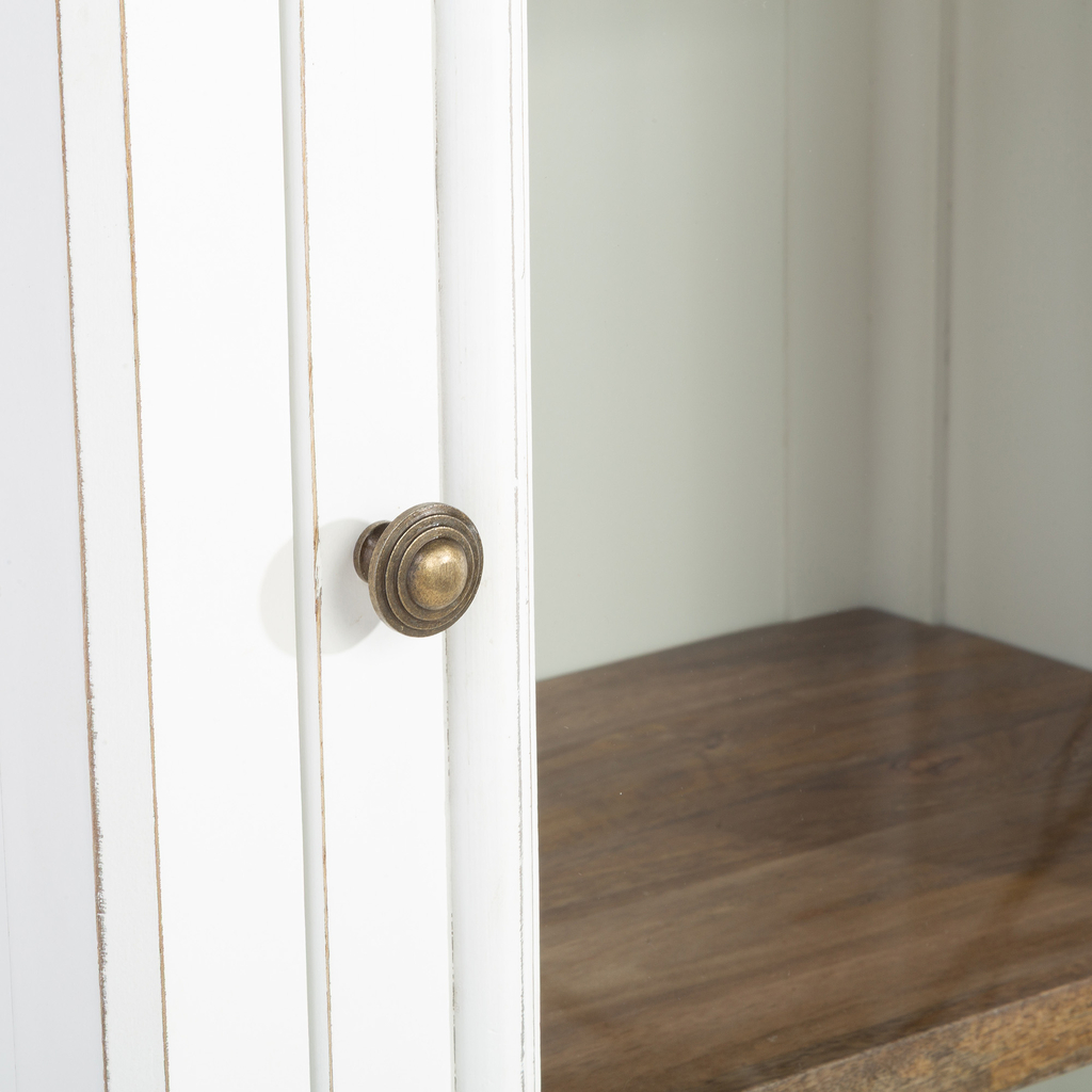 Rustikální vitrína starý ořech ALVERA 60 cm