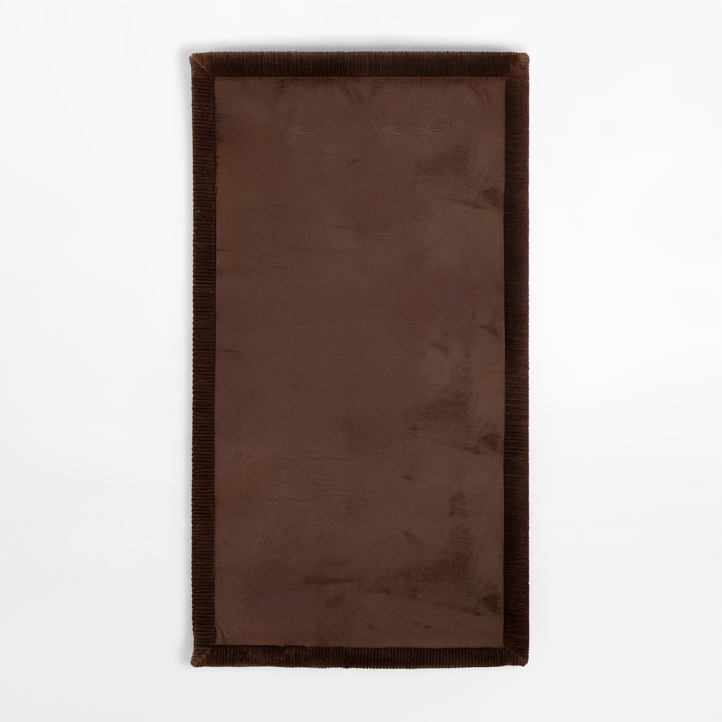 Hnědý koberec do předsíně PUFFY SOFT 80x150 cm