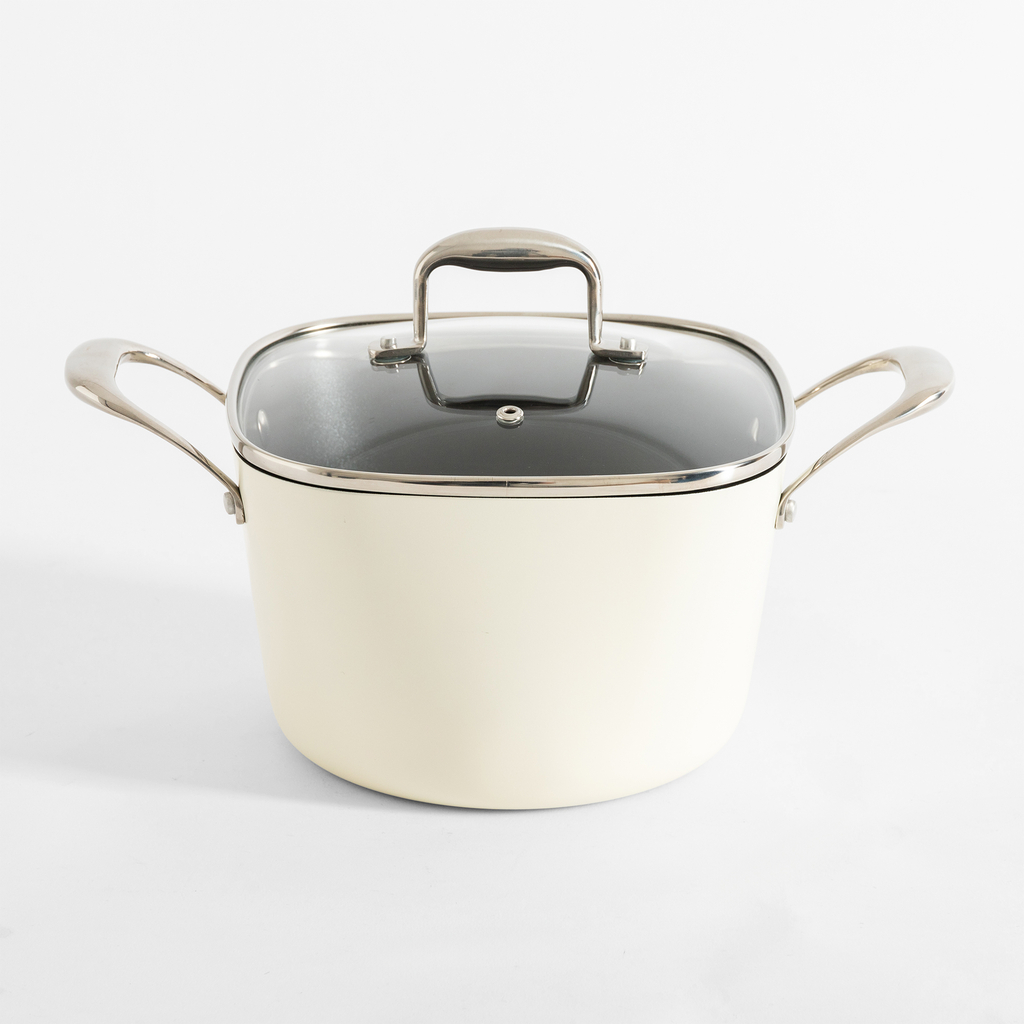 Bílý hrnec na indukci QUADRATO 3,5 l