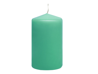Zelená dekorativní svíčka 6x10 cm