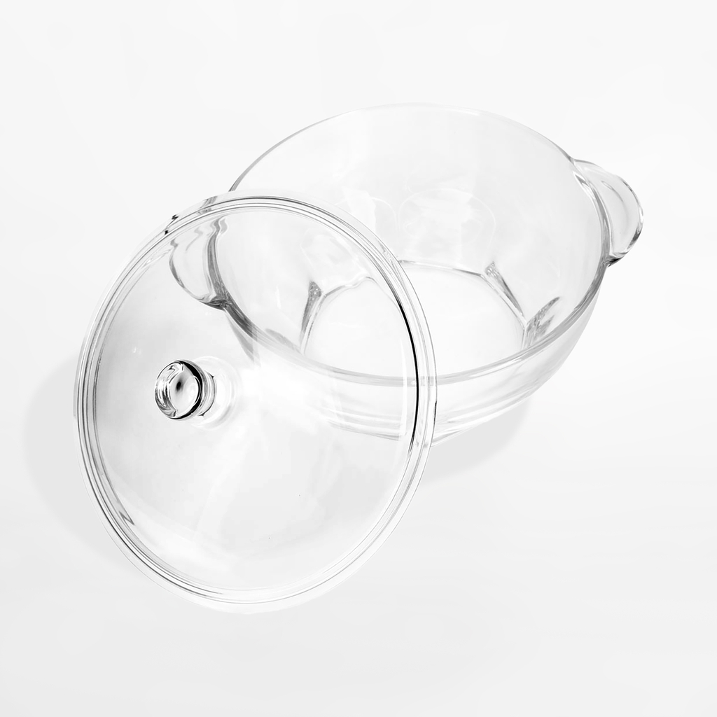 Skleněná mísa s poklicí GRANITY 2,5 l