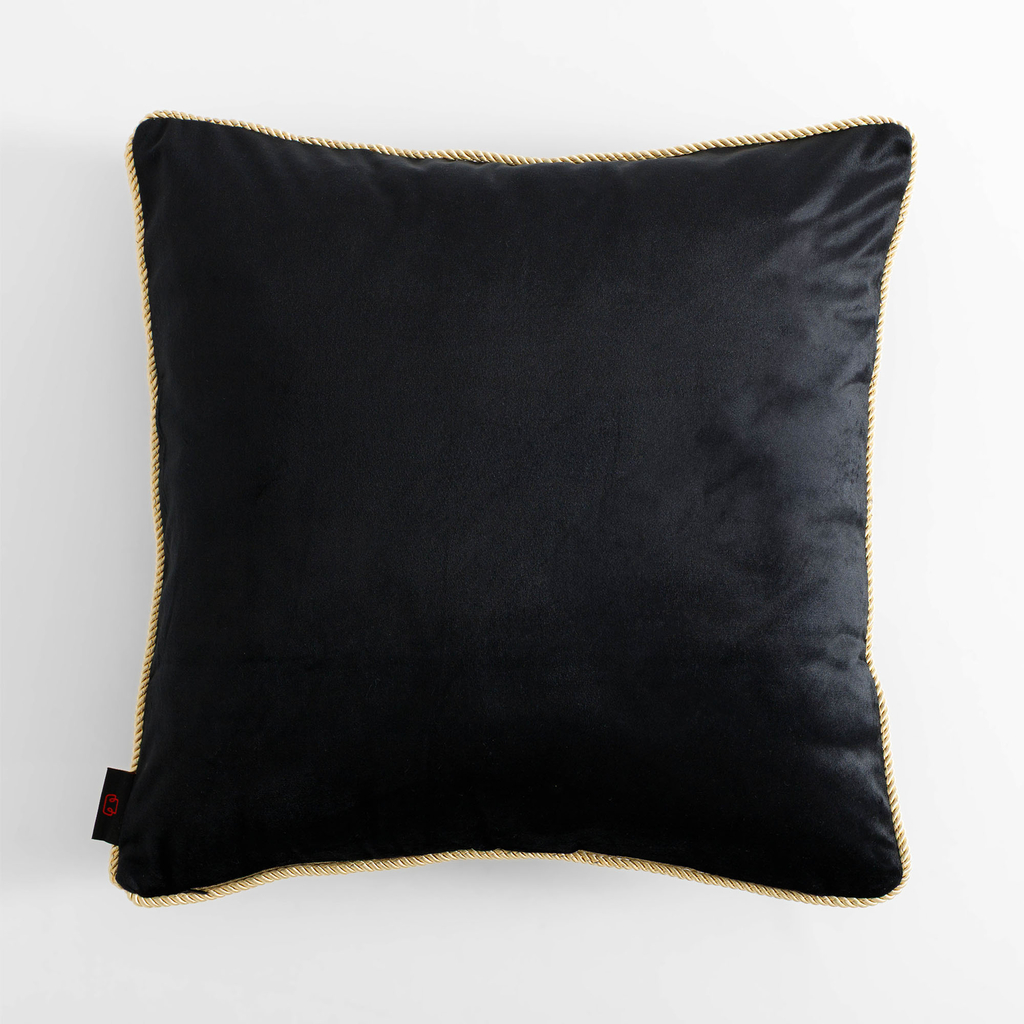 Dekorační povlak na polštář černý MELL 45x45 cm