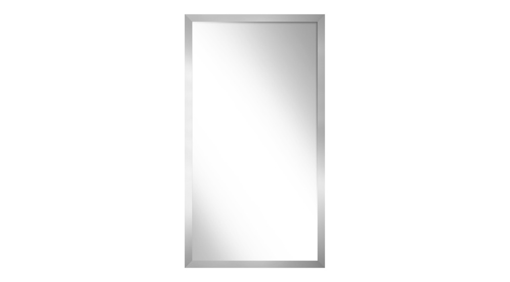 Zrcadlo ve stříbrném rámu SLIM 67,5 x 127,5 cm