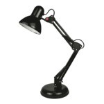 Černá stolní lampa GARITA T51S-BK