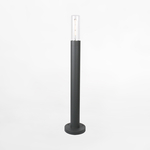 Černá venkovní stojací lampa IP54 WALLY