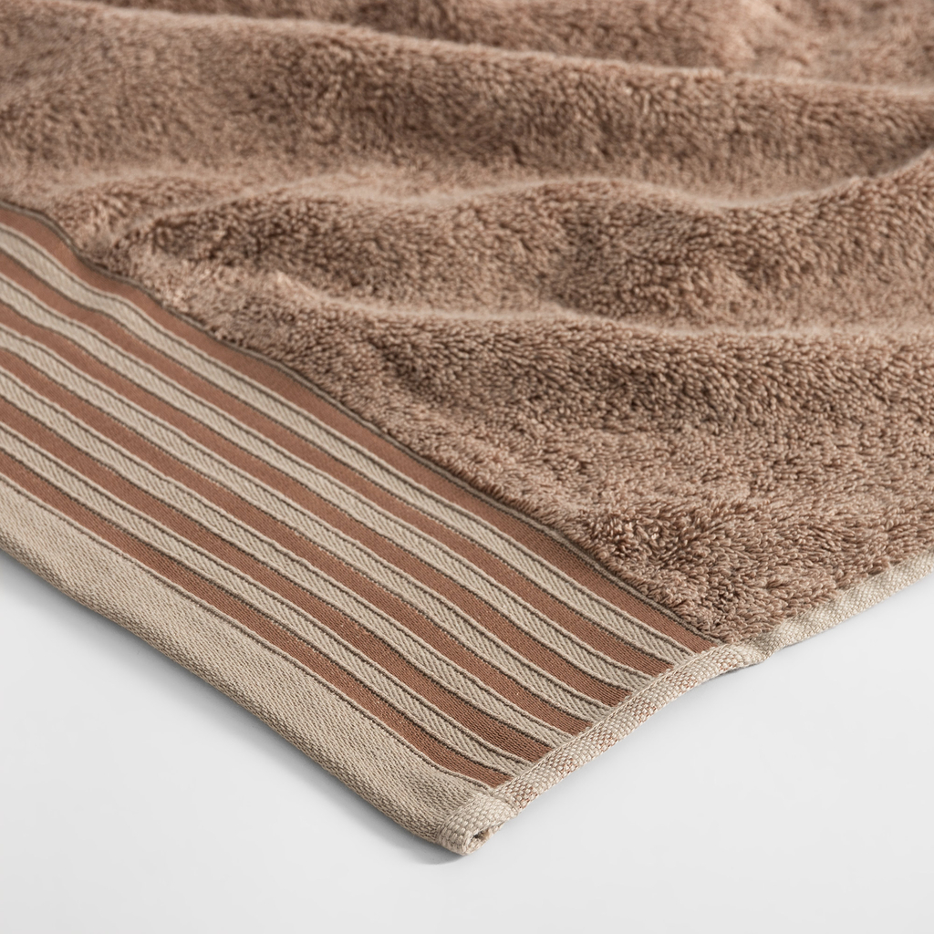 Taupe ručník na ruce VELA 50x90 cm