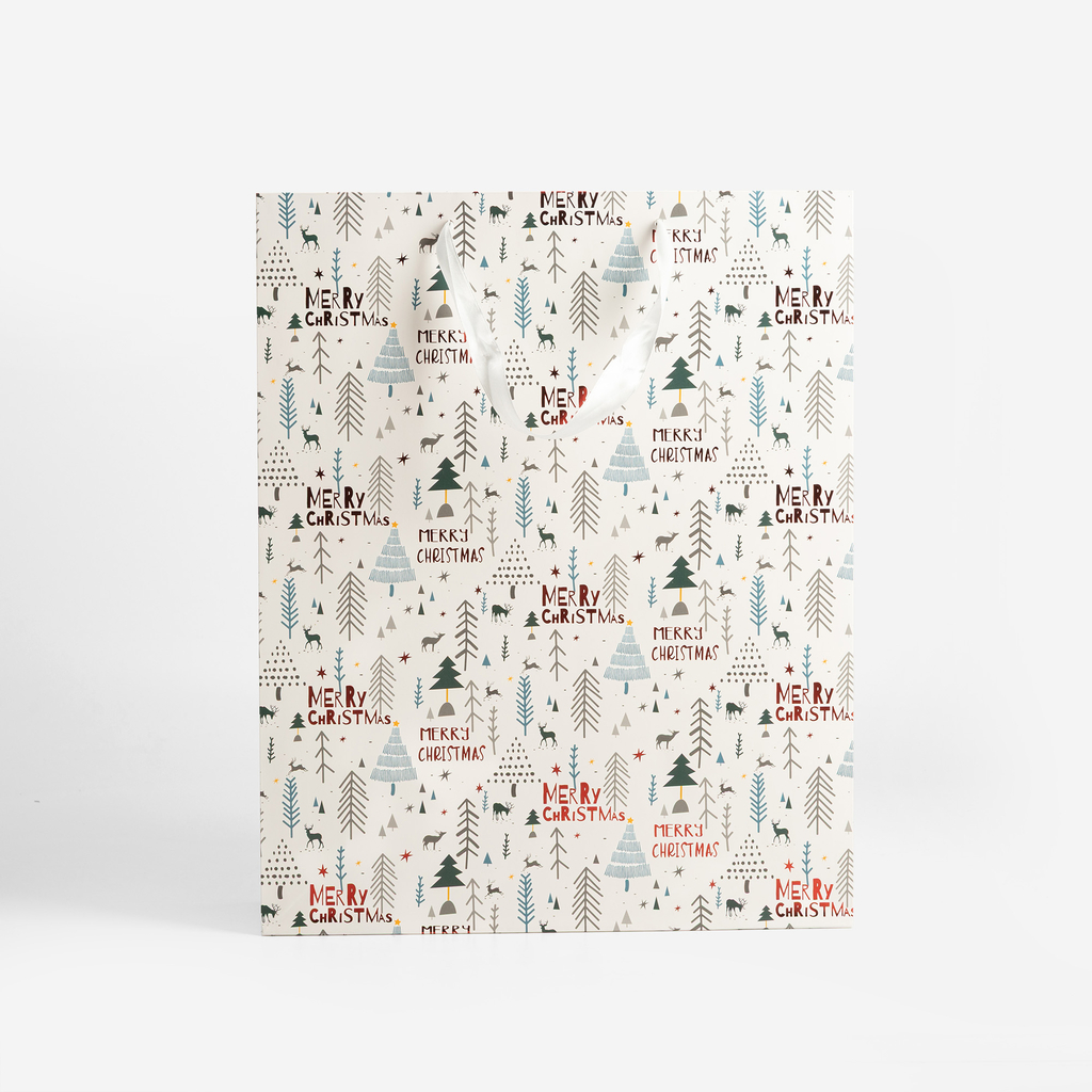 Vánoční dárková taška 41 cm MIX