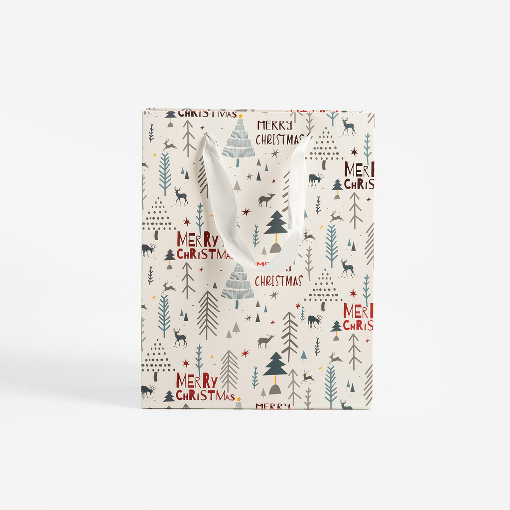 Dárková taška vánoční motiv 23 cm MIX