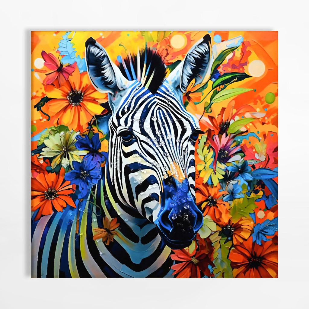 Obraz na plátně ZEBRA I 60x60 cm