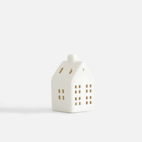 Dekorativní LED domeček bílý 9,3 cm