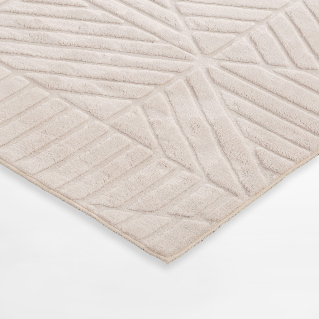 Moderní koberec MODERNO, krémový, 120x160 cm