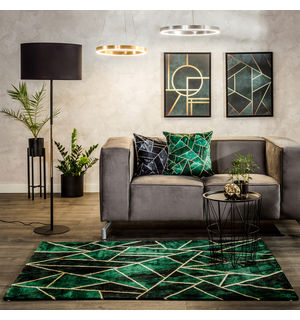 Zlaté závěsné LED svítidlo CARLO 60 cm
