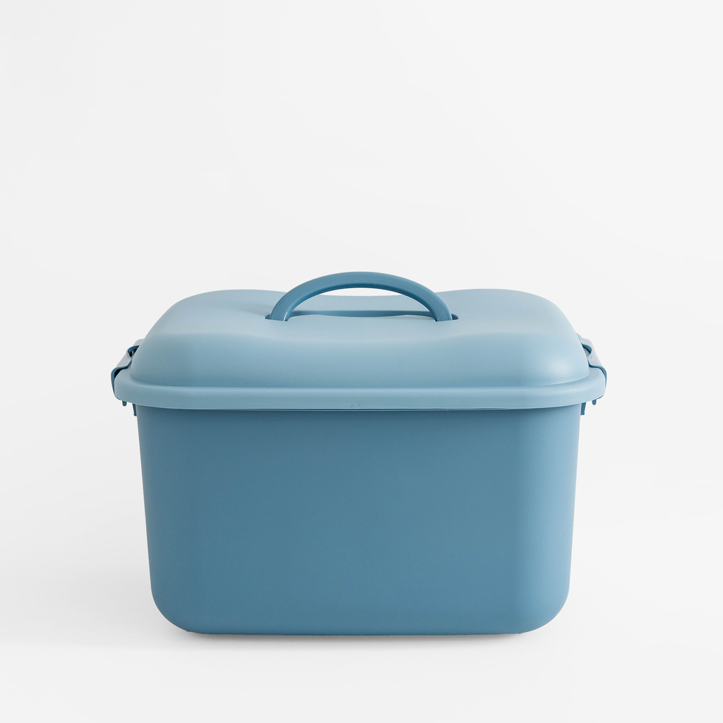 Úložný box na kolečkách modrý 46x37x30 cm