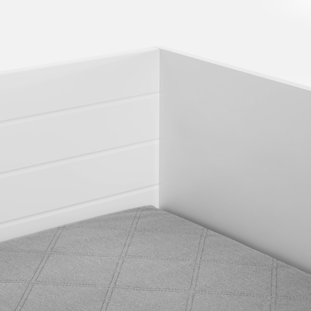 Rozkládací postel pro mládež GRAND bílo-šedá 80x200 cm