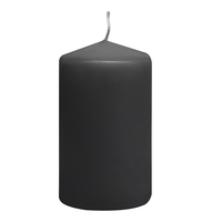 Černá dekorativní svíčka 6x10 cm