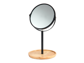 Stojící zrcadlo s bambusovým podstavcem 34,5 cm